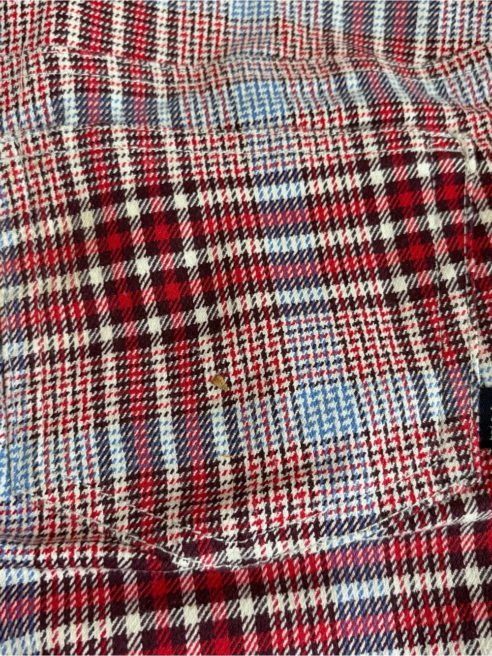 Y2K Abercrombie Fitch Flare Jeans Womens 0 Red Plaid Bell Bottom Mean Girls